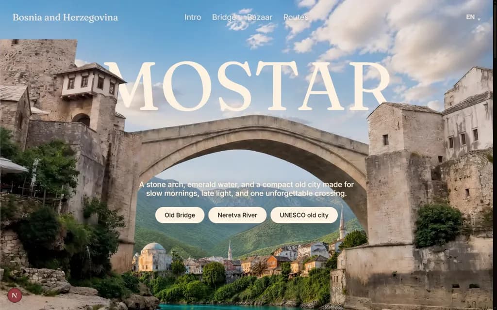 Mostar template
